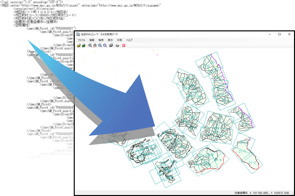 地図XMLビューワ